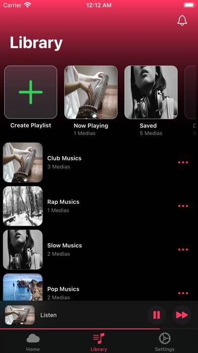 Cloud Music Drive App screenshot #3
