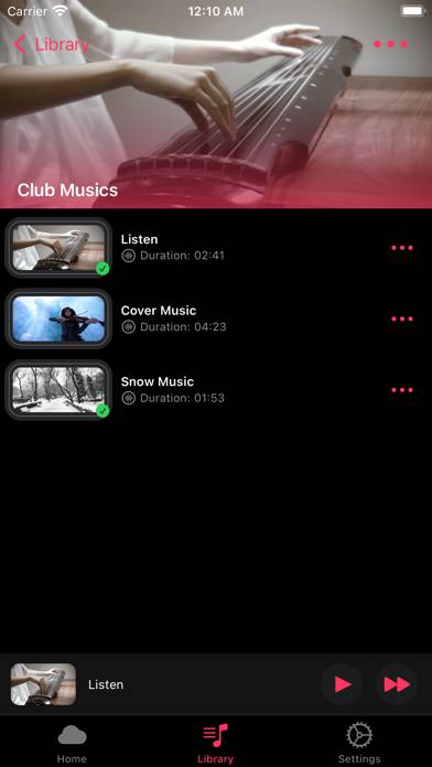 Cloud Music Drive App screenshot #4