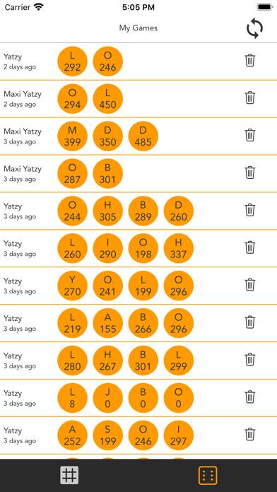 Yatzy Score Sheets App screenshot #2