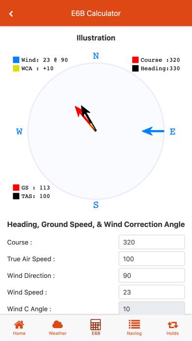 E6BX E6B Flight Computer App screenshot #1