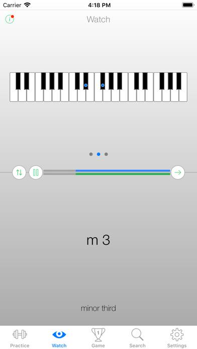 Music Intervals Trainer Schermata dell'app #2