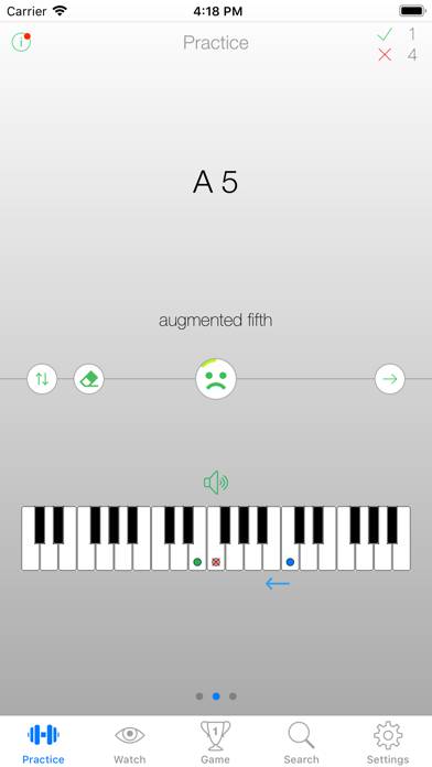 Music Intervals Trainer Schermata dell'app #6