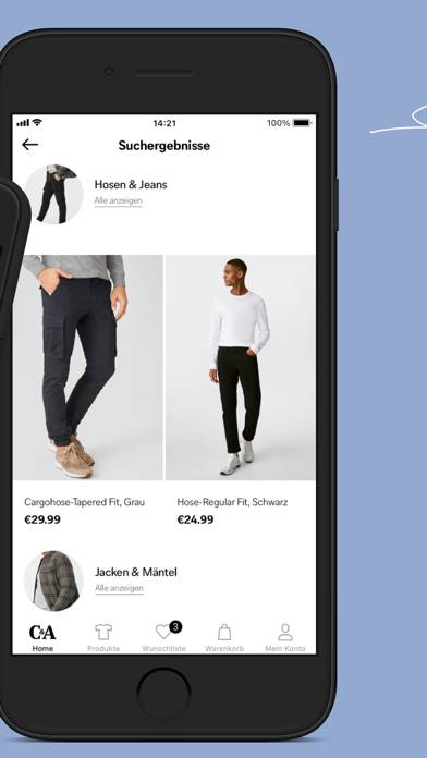 C&A Mode Online Shop Captura de pantalla de la aplicación #6