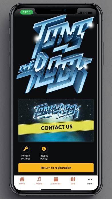 Tons of Rock Festival App skärmdump