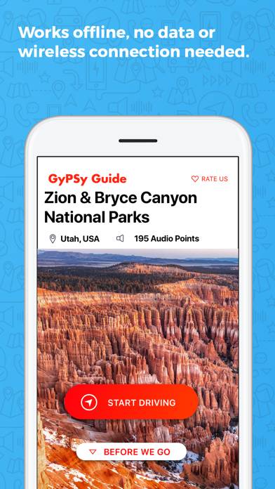 Zion Bryce Canyon GyPSy Guide App screenshot