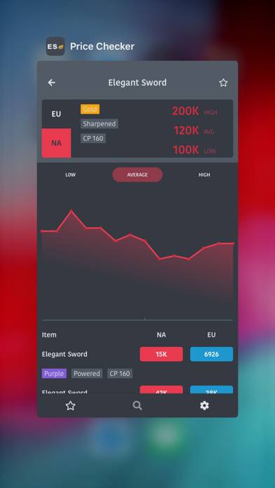 ESO Price Checker Captura de pantalla de la aplicación #5