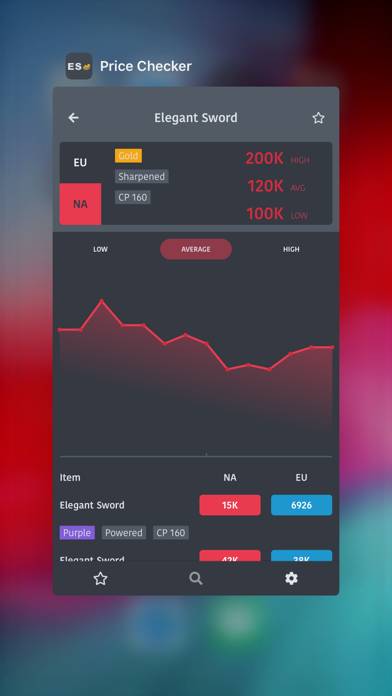 ESO Price Checker App screenshot