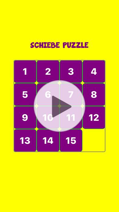 Schiebe Puzzle 1-15 App skärmdump #1