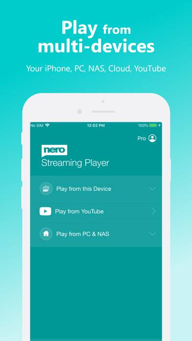 Nero Streaming Player Pro App screenshot #2