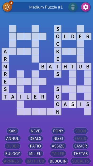 Fill-In Crosswords App screenshot #2