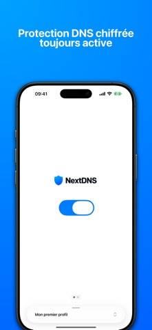 NextDNS Capture d'écran de l'application