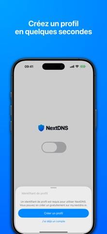 NextDNS capture d'écran