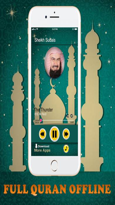 Sudais Full Quran MP3 Offline App skärmdump #1