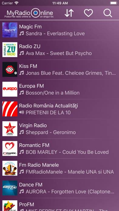 MyRadioOnline Schermata dell'app #2