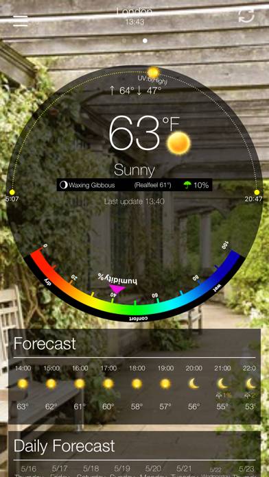 Weather ⁰ Captura de pantalla de la aplicación #4