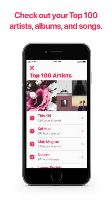 Music Stats ▶ Capture d'écran de l'application #3