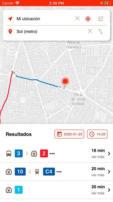 Piloto Muévete por Madrid Captura de pantalla de la aplicación #2