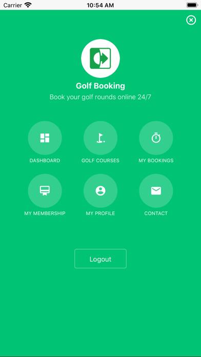 Golf Booking screenshot