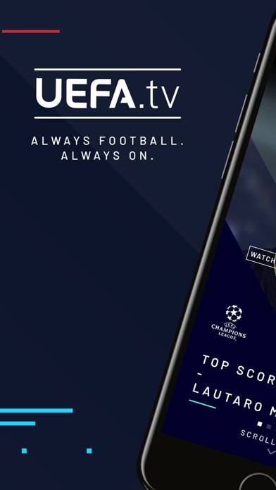 UEFA.tv Captura de pantalla de la aplicación #1