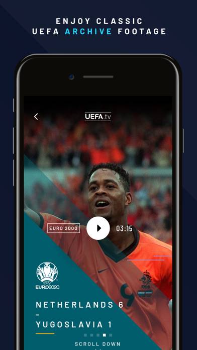 UEFA.tv Captura de pantalla de la aplicación #5