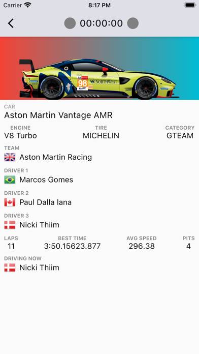24 Hours of Le Mans Schermata dell'app #5