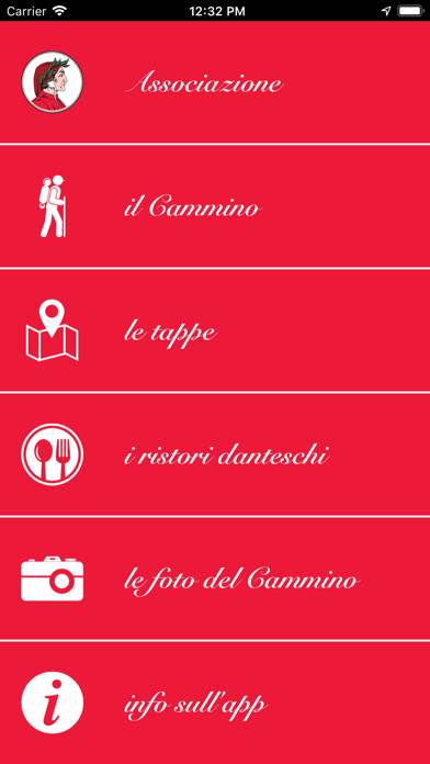 Il Cammino di Dante Schermata dell'app #1