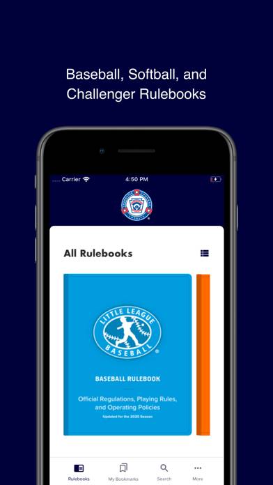 Little League Rulebook App screenshot #1
