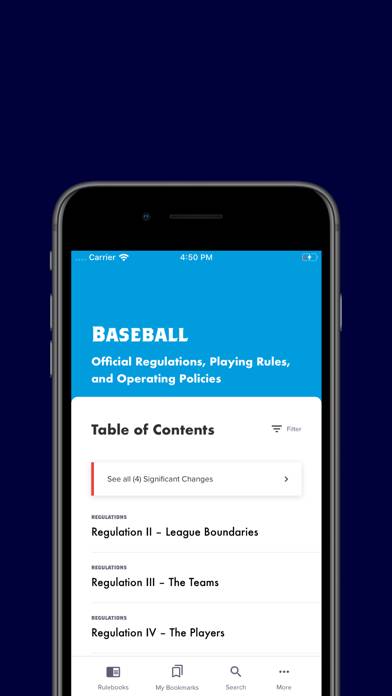 Little League Rulebook App screenshot #2