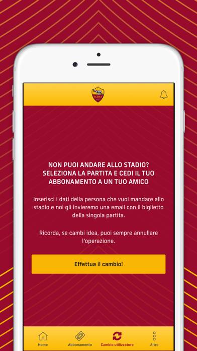 AS Roma – Il mio posto Schermata dell'app #3