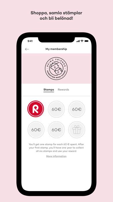 Reima App skärmdump