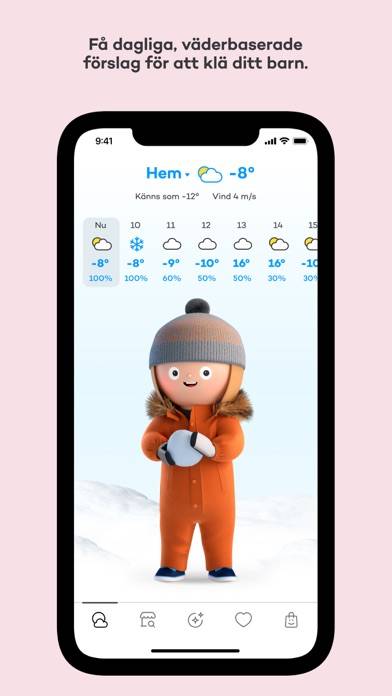 Reima App skärmdump