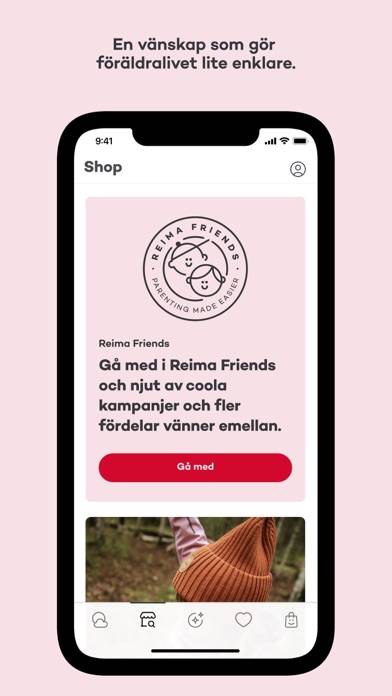 Reima App skärmdump