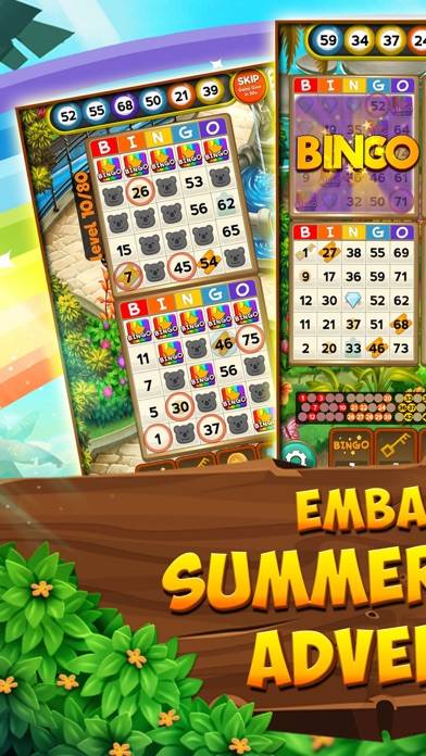Bingo game Quest Summer Garden Schermata dell'app #1