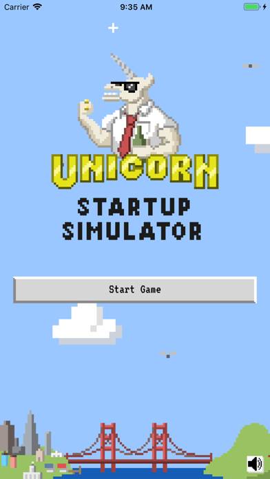 Unicorn Startup Simulator Captura de pantalla de la aplicación #1
