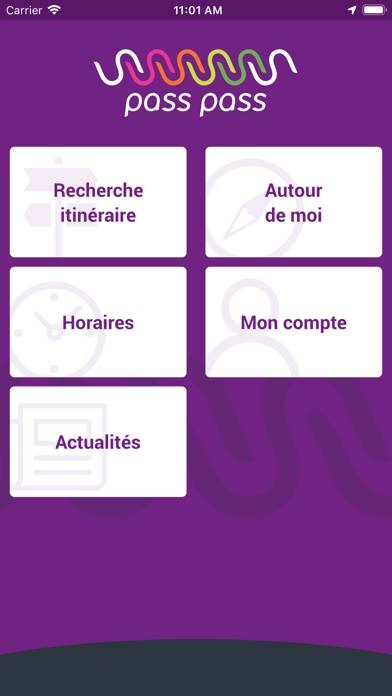 Pass Pass Mobilités capture d'écran