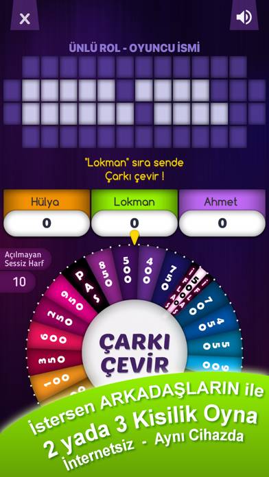 Çarkıfelek Türkçe Mobil Uygulama ekran görüntüsü #3