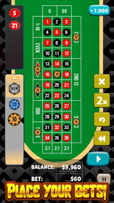 Roulette Vegas Live! App screenshot #3