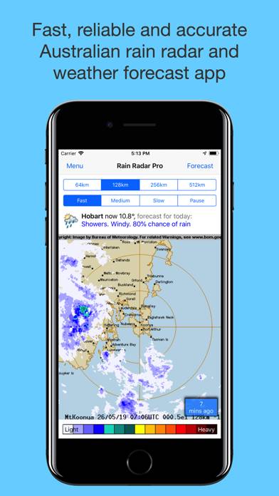 Rain Radar Pro Capture d'écran de l'application #1