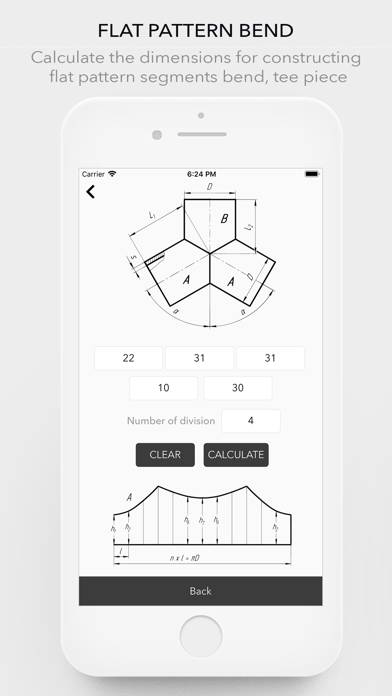 Flat Pattern Bend Schermata dell'app #4