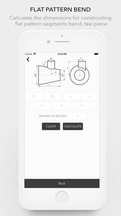 Flat Pattern Bend Schermata dell'app #5