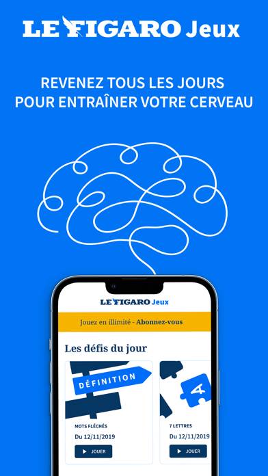 Figaro Jeux : mots croisés App screenshot #1