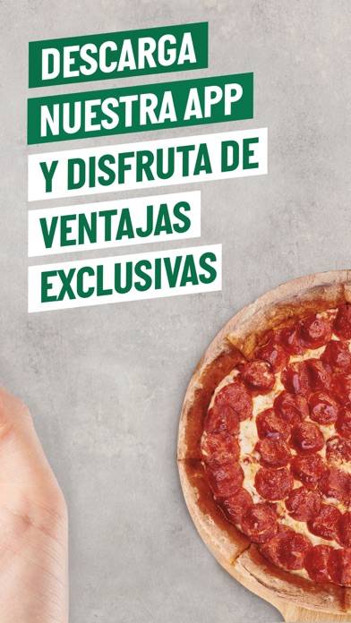 Papa Johns Pizza España Captura de pantalla de la aplicación