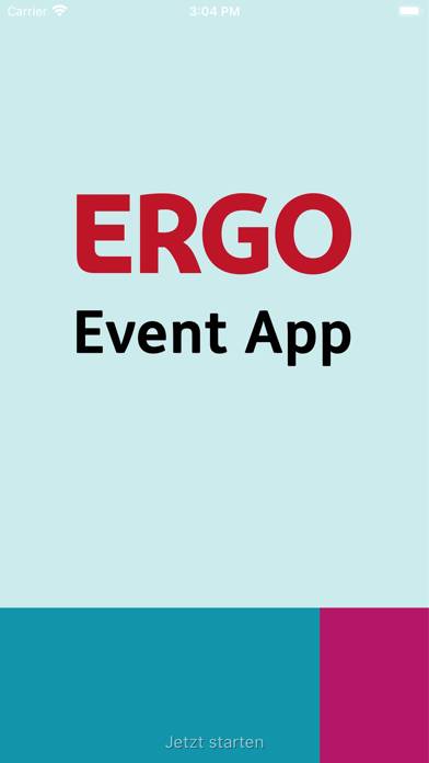 ERGO Events Bildschirmfoto