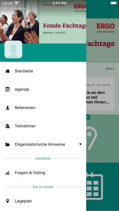 ERGO Events App-Screenshot #3