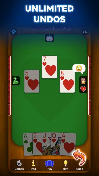 Hearts: Card Game Schermata dell'app #2