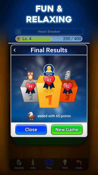 Hearts: Card Game Capture d'écran de l'application #4
