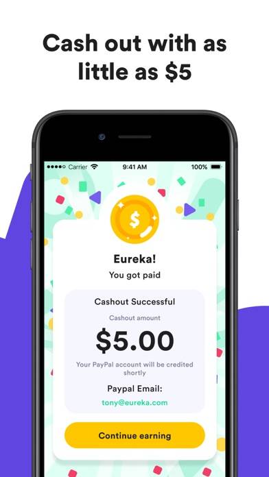 Eureka: Earn money for surveys App screenshot #3