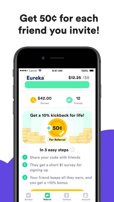 Eureka: Earn money for surveys Capture d'écran de l'application #5