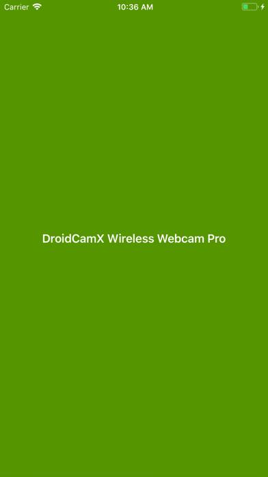 DroidCamX Wireless Webcam Pro Captura de pantalla de la aplicación