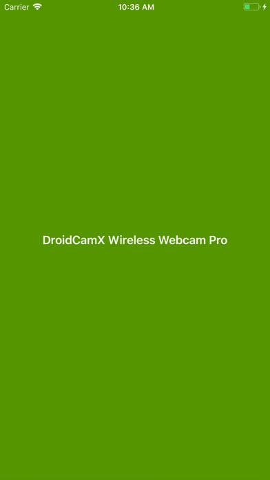 DroidCamX Wireless Webcam Pro Captura de pantalla de la aplicación #1